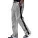 Men's Heavyweight Fleece Jogger Pants With Drawstring, Casual Sweatpants For Men, Comfortable Lounge Pants, High Waist Straight Leg Trousers_viptrois.com