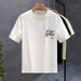 Trendy Brand American Printed Short T-shirt Made Of Pure Cotton, Trendy Sleeved, Summer New Style, Loose Half Sleeved_viptrois.com