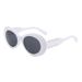New Oval Fashion Sunglasses Personality INS Rose Red Multi Color Glasses Wholesale Women's Sunglasses T1353_viptrois.com