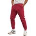 Men's Clothing Waffle Knit Jogger Pants - Breathable Loose Fit Casual Sweatpants With Drawstring Waist (White, Black, Khaki, Wine Red, Sky Blue)_viptrois.com