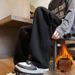 Men’s Fleece-Lined Casual Pants – Thickened Winter Trousers, Straight Fit, Black/Gray, Sizes M-4XL_viptrois.com