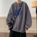 Autumn Vintage Round Neck Pullover Hoodie Men's Loose And Versatile Casual Top_viptrois.com