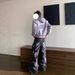 Utility Cargo Denim Pants For Men And Women | High Waisted Wide Leg Dragging Hem Relaxed Fit Jeans Versatile Unisex Appeal_viptrois.com