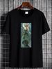 Alphonse Mucha Clair De Lune T Shirt Stylish Breathable Casual Top For Everyday Wear Designer Clothes Comfortable Fashion Soft Graphic Streetwear_viptrois.com