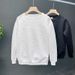 Autumn new trend men's fleece fabric street style fashion versatile hoodie trendy round neck_viptrois.com