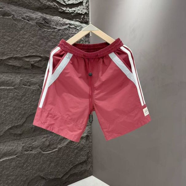 Summer Trendy Men's Patchwork Casual Shorts Breathable Loose Fit Five Point Beach Sports Pants_viptrois.com