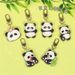 Bag Pendant Cute Bamboo Panda Keychain, Cartoon Acrylic Small Gift, Schoolbag Decoration Pendant, High Appearance Level Accessory_viptrois.com