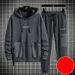 Men's Clothing Casual Sports Suit Men's Sweatshirt Hooded Spring And Autumn Winter Trendy Loose Large Size Tops_viptrois.com