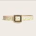 Women's Belts Ladies Retro Hand Threaded Buckle Floral Print Belt_viptrois.com