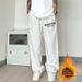 Heavyweight Fleece Joggers High-Street Leg Pants With Adjustable Cuffs For Urban Movement (Winter-Ready Streetwear With Reinforced Stitching)_viptrois.com