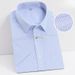 Men's Clothing Premium Ammonia-Free Iron Cotton Dress Shirt – Wrinkle-Resistant Business Casual Short Sleeve (80s Combed Cotton & Breathable)_viptrois.com