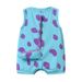 Qiletu Summer New Cute Little Monster Shape With Three Dimensional Tail One Piece Triangle Romper Performance Costume_viptrois.com