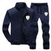 Men's Casual Sportswear Set 2-Piece Pullover Hoodie & Jogger Pants Lightweight Comfortable Running Outfit For Youth_viptrois.com