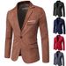 Men's New Small Suit Coat Fashion Casual Business Professional Suit Coat_viptrois.com