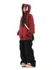 Autumn Dark Unisex Hoodie Gothic Couple Spider-Man Print Zipper Sweatshirt_viptrois.com