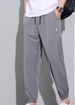 Men's Summer Thin Ice Silk Pants, Fashionable Teenagers' Casual Loose Sports Pants_viptrois.com