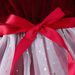 Christmas dress Children Christmas new dress girls red long-sleeved Christmas dress baby girls_viptrois.com