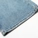 Gradient Washed Denim Men's High Street Trendy Distressed Loose Wide-Leg Lightning Scratch Straight-Leg Pants_viptrois.com