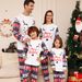 Christmas family set snowman flower fawn alphabet Christmas family set printed homewear sleep_viptrois.com