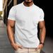 The 2025 Summer New Men's Short-sleeved T-shirt, Breathable And Form-fitting Top, And Men's Running Sports T-shirt Trend_viptrois.com