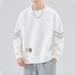 Sweater Men's Spring And Autumn New Crew Neck Loose Autumn Hatless Top Long_viptrois.com