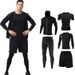 Men's Clothing Fitness Clothes High Elastic Basketball Sports Suit Running Quick Drying Breathable Tights Training Clothes_viptrois.com