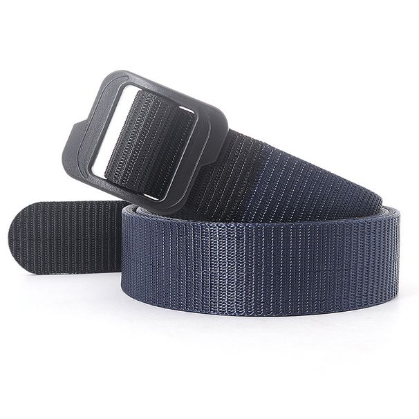 Men's Belts Men's Leather Belt Thickened Double Sided Belt Security Outdoor Canvas Tactical Japanese Buckle Pants Belt Military Training Duty_viptrois.com