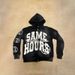 Men's Clothing European And American Letter Trendy Brand Hooded Cardigan Sweatshirt Jacket American Trendy Brand Printed Street Style Top_viptrois.com
