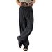 Men's Clothing High-End Style Men's Casual Trousers Loose Straight Leg Wide Leg Versatile Spring Autumn Style_viptrois.com