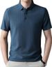 Men's Clothing Foreign Trade 2025 Summer New Men's Short Sleeved T Shirt Polo Shirt Lapel Button European And American Heavy Casual T Shirt_viptrois.com
