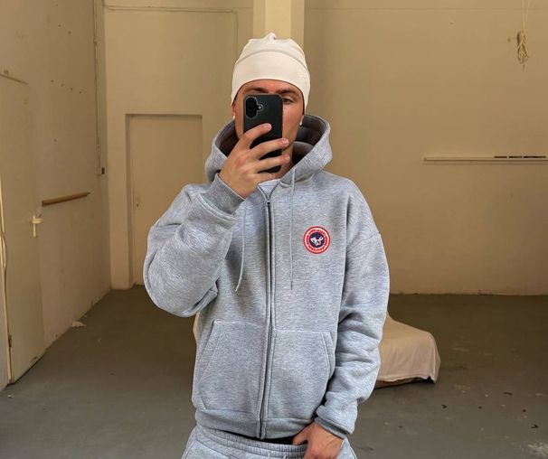 New American Retro Washed Long Sleeved Hooded Shirt Loose Casual Trousers Fashionable Japanese Sweater Suit_viptrois.com