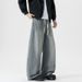 Inspired Men’s Jeans – Vintage Washed Denim Pants With Cosmic Print (Loose Fit, Straight-Leg For Teens & Young Adults)_viptrois.com