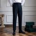 Men's High-Waisted Trousers - Italian Tailored Casual Pants | Premium Office To Evening Wear_viptrois.com