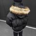 Men’s Winter Parka With Detachable Faux Fur Hood – American Retro Streetwear, Thickened Cotton Blend Coat For Couples (M-2XL, 2 Colors)_viptrois.com