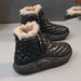 2025 New-1 Style Cotton Shoes For Women's Winter With Added Fleece And Thickened Snow Boots_viptrois.com