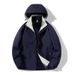 Men's Three-in-one Detachable Fleece Inner Lining Waterproof Couple's Ski And Mountaineering Suit For Autumn And Winter_viptrois.com