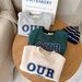 Children's clothing Children's round neck sweatshirt suit casual autumn and winter new suit long-sleeved letter thick sweatshirt suit trend_viptrois.com