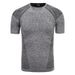 Summer round neck striped men's sports short sleeved quick drying T shirt European and American fitness breathable seamless printed bottoming shirt_viptrois.com