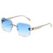 Retro Metal Frame Sunglasses - UV400 Protection, Lightweight & Fashionable, One-Size Fits Most_viptrois.com
