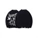 Men's Clothing Letter Jacquard Pullover Sweater, Unisex, Trendy, Loose Fitting Casual Knitwear_viptrois.com