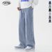 Men's Summer Lightweight Retro Straight Leg Jeans With Drawstring & Relaxed Fit_viptrois.com