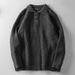 New Polo Shirt With A Collar And Knitted Sweater, Men's Business Style, Keeping Warm_viptrois.com