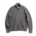 1 Majia Four-Corner Spring Double Zipper Half-High Collar Warm Couple High-Weight Cardigan Jacket Men's Knitted Sweater_viptrois.com
