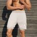 Men's clothing Double shorts Quarter pants Men's quick dry 2-in-1 training pants casual hipster zipper pocket_viptrois.com