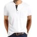 Men's Outdoor Tactical Henry Crew Neck Short-sleeved T-shirt, European And American Classic Casual Men's PoIo Shirt Top_viptrois.com