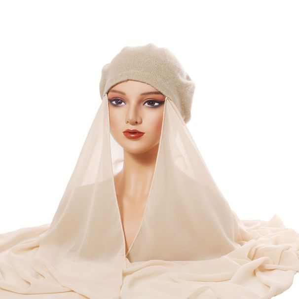 Ladies' Headscarf CHIFFON TWIST - Multicolor Turban Beret (Muslim, Fashion Trends, Hot Seller)_viptrois.com