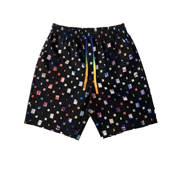 Men's Clothing Casual Trend Fashion Ripped Handsome Couple Style Loose Five Point Pants Light Luxury Fashion Shorts_viptrois.com