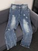 Summer Thin Ripped Jeans Men's Straight Retro Casual Fashion Brand American High Street Trend Washed Cool Pants_viptrois.com
