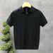 Men's Clothing Handsome Short Sleeved Sweater Trendy Brand Casual Half Sleeved Knitted Sweater Spring And Summer Bottoming Shirt_viptrois.com