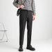 Men's Clothing Small Suit Trousers Men's Drape Nine Point Trousers Business Casual Trendy British Straight Loose Suit Trousers_viptrois.com